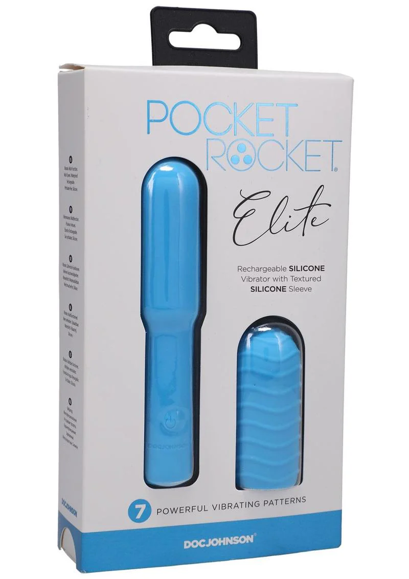 Pocket Rocket Elite Silicone Rechargeable Mini Vibrator - Image 6