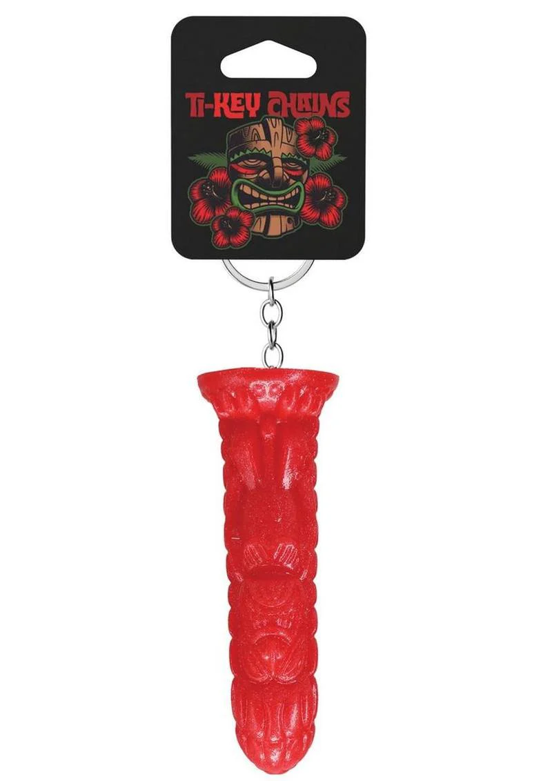 Polynesian Ti-Key Chain Ula Make Fire Idol - Image 4