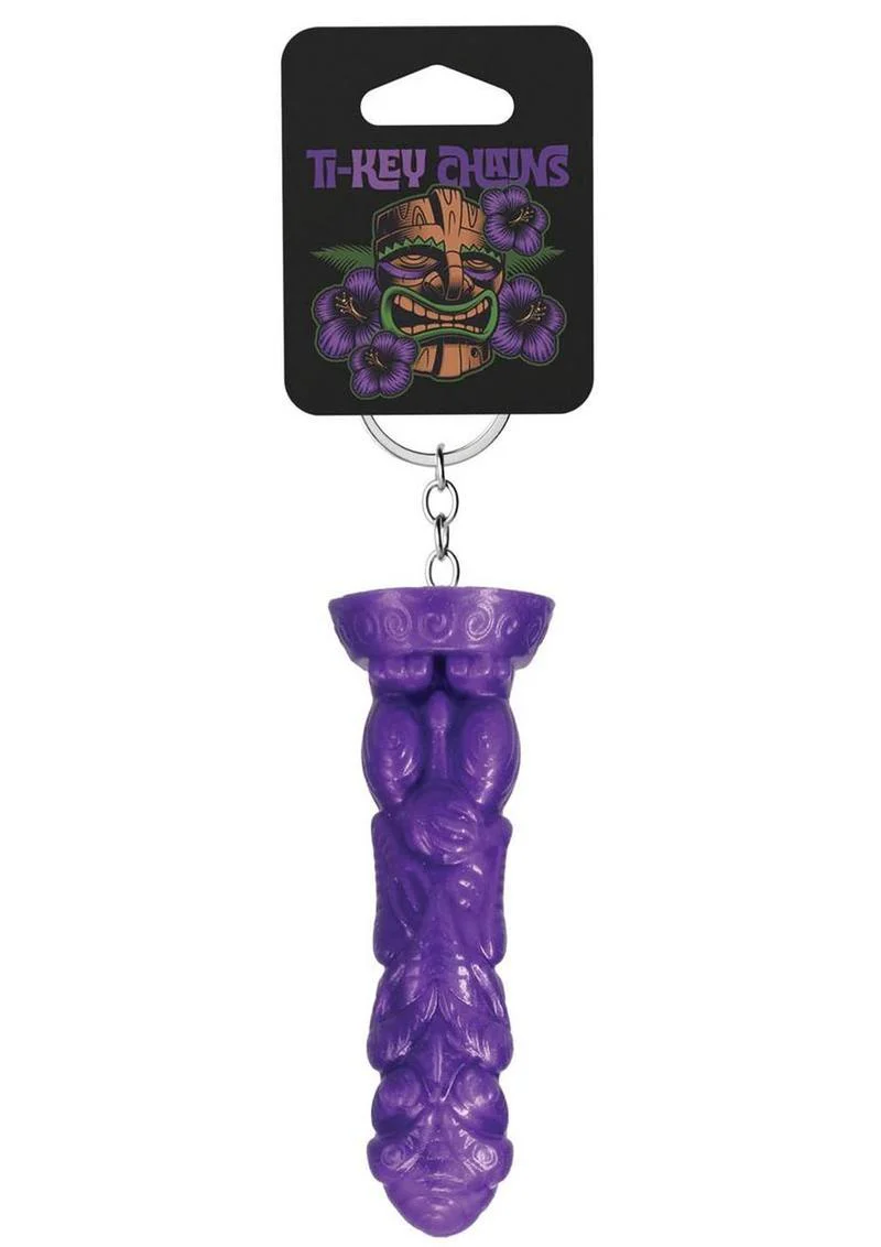 Polynesian Ti-Key Chains Uhane Ino Spirit Idol - Image 4