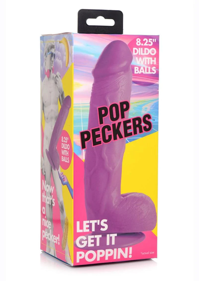 Pop Peckers Dildo With Balls - Image 36