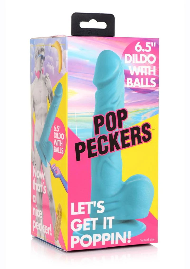 Pop Peckers Dildo With Balls - Image 38
