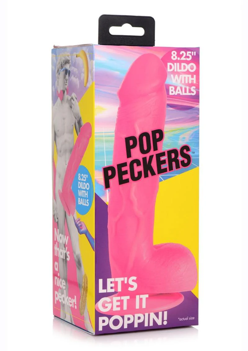 Pop Peckers Dildo With Balls - Image 39