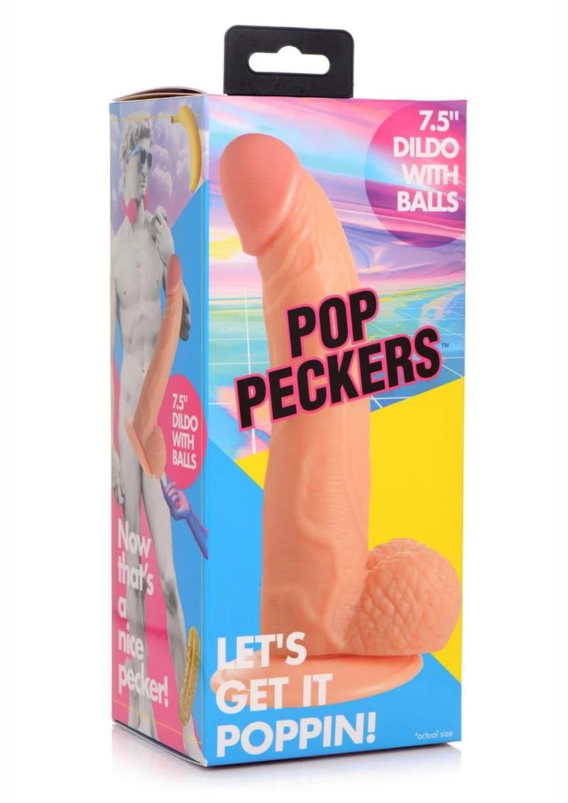 Pop Peckers Dildo With Balls - Image 40