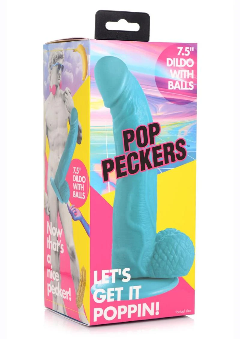 Pop Peckers Dildo With Balls - Image 42