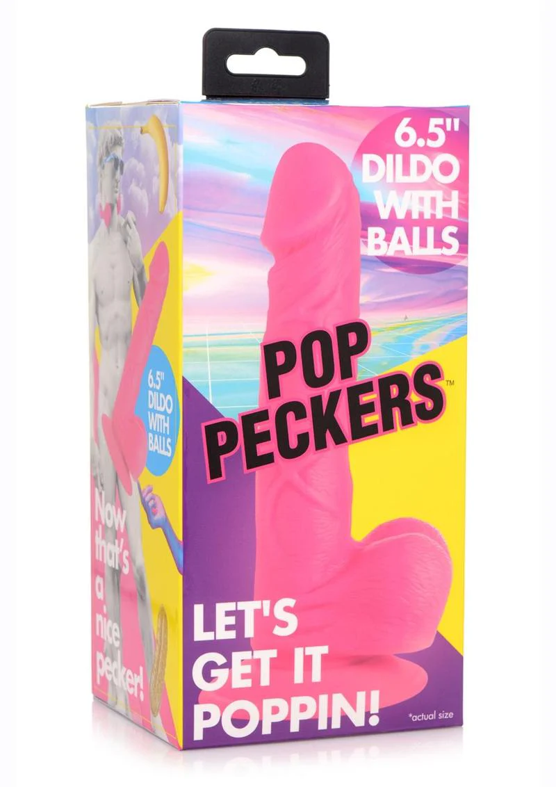 Pop Peckers Dildo With Balls - Image 44