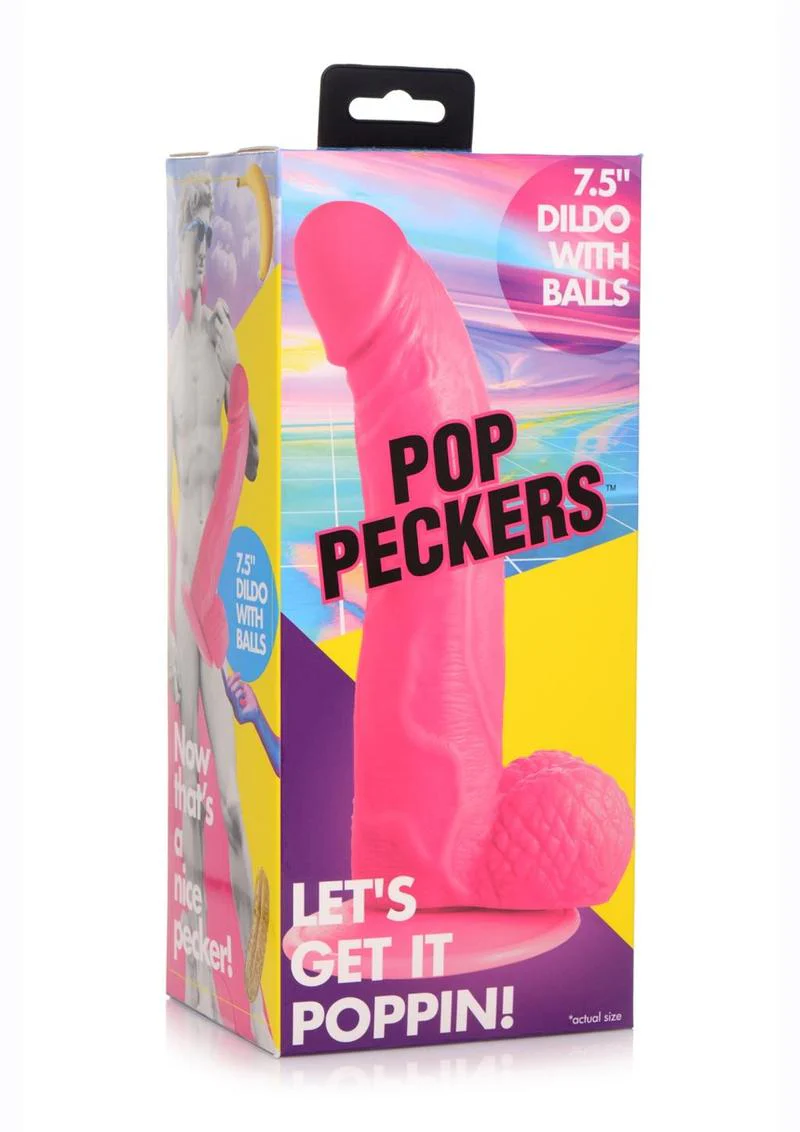 Pop Peckers Dildo With Balls - Image 46