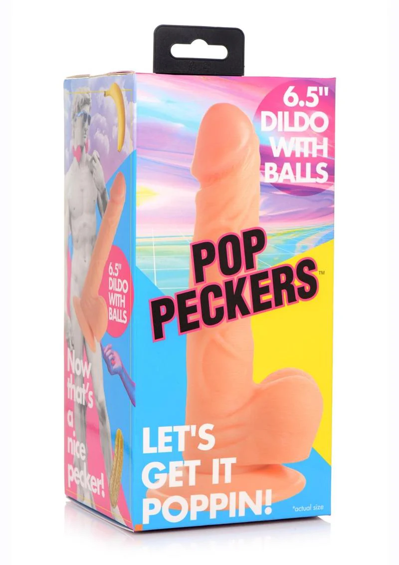Pop Peckers Dildo With Balls - Image 47