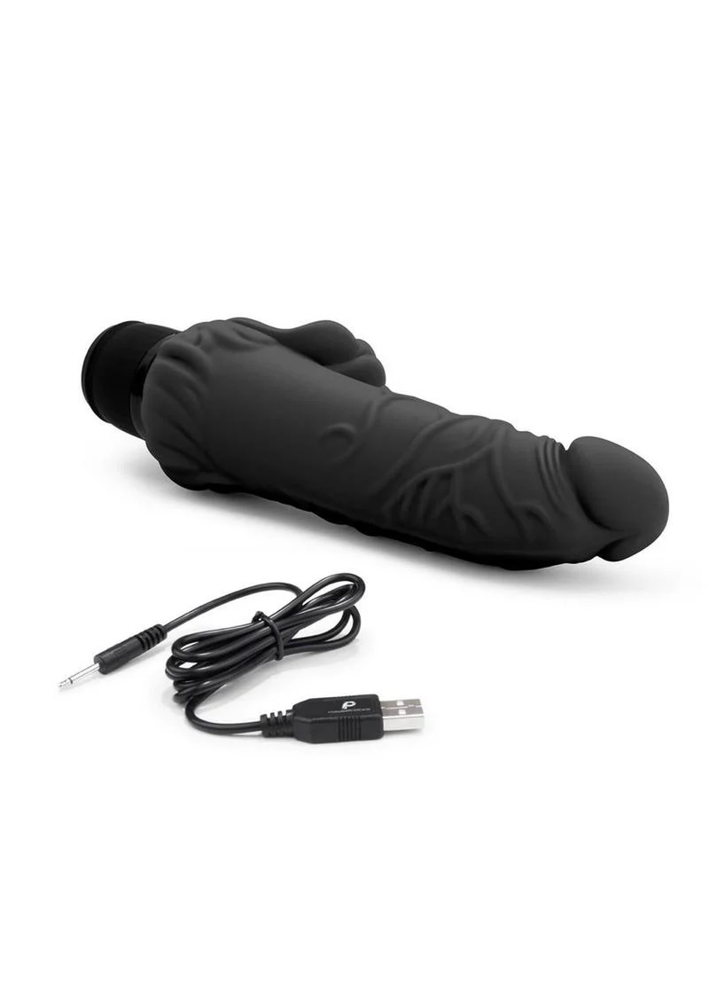 Power Cock Realistic Rechargeable Silicone Clitoral Stimulator - Image 2