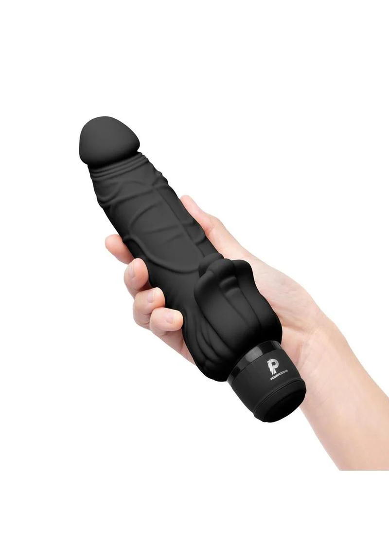 Power Cock Realistic Rechargeable Silicone Clitoral Stimulator - Image 3
