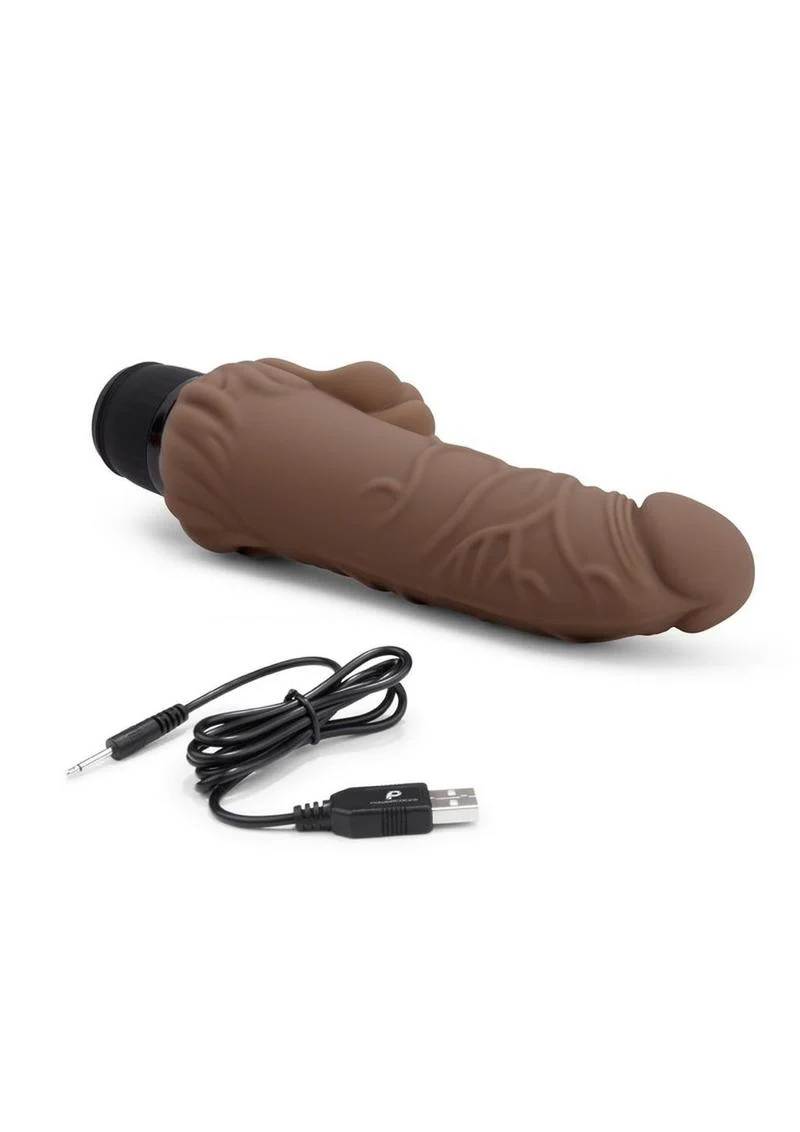 Power Cock Realistic Rechargeable Silicone Clitoral Stimulator - Image 8