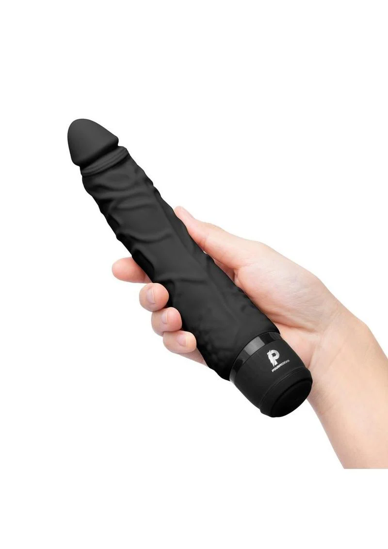 Power Cock Realistic Silicone Vibrator with Deep Vibration - Image 3