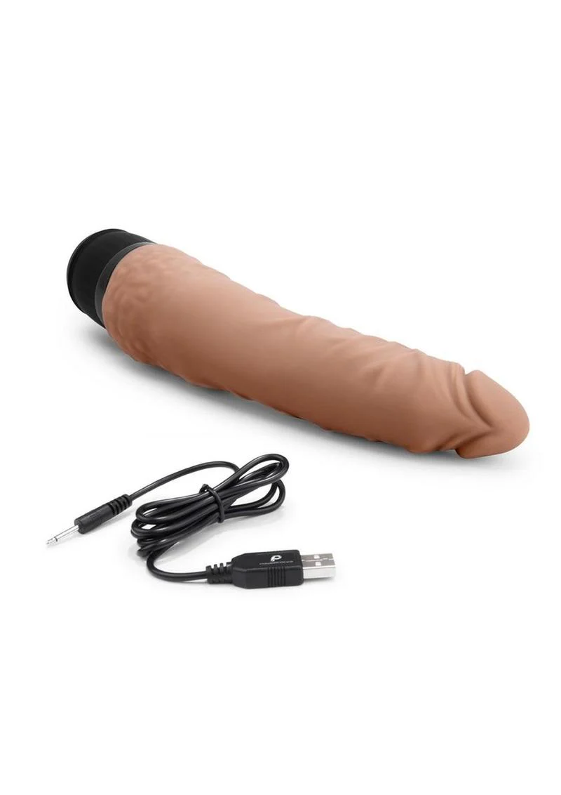 Power Cock Realistic Silicone Vibrator with Deep Vibration - Image 5