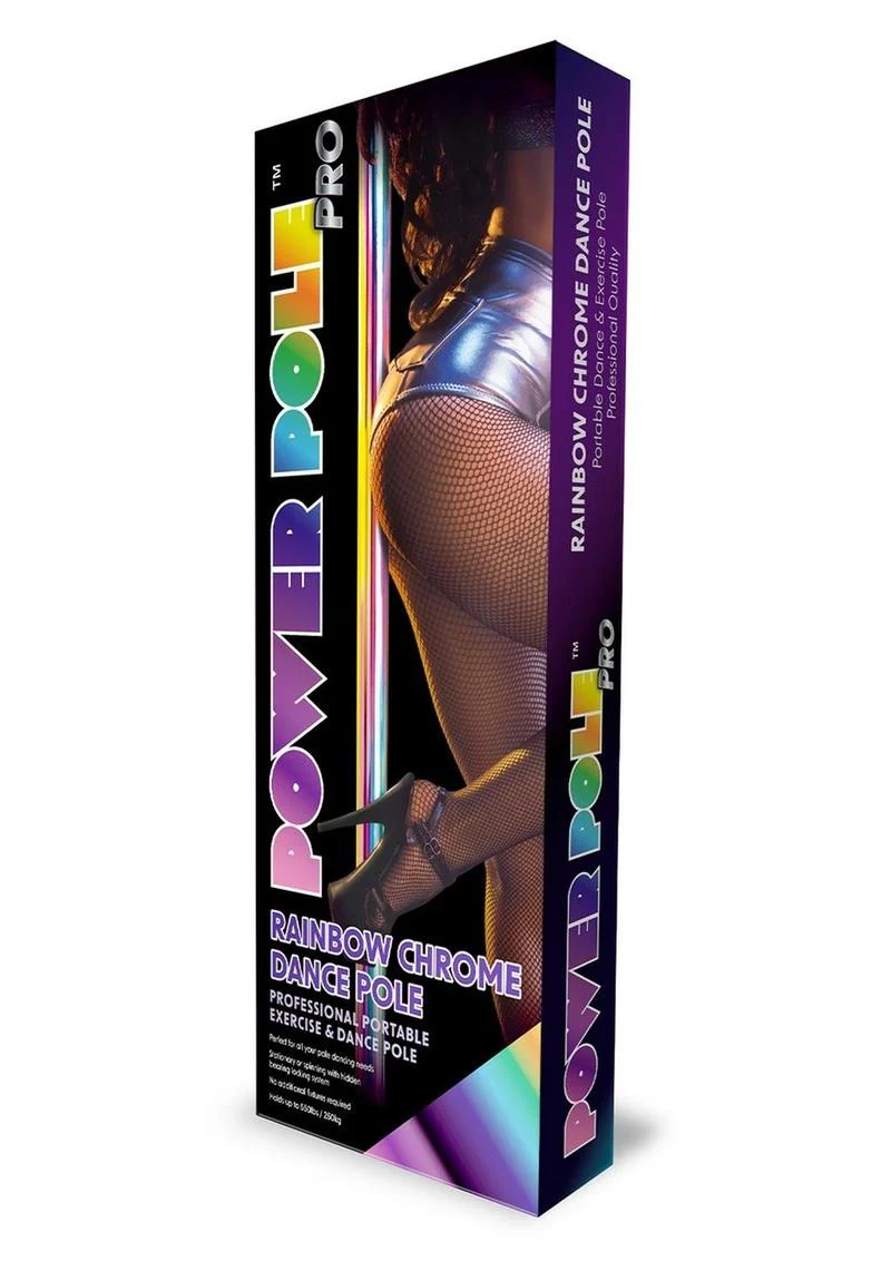 Power Pole Pro Rainbow Chrome Dance And Fitness Pole - Image 4