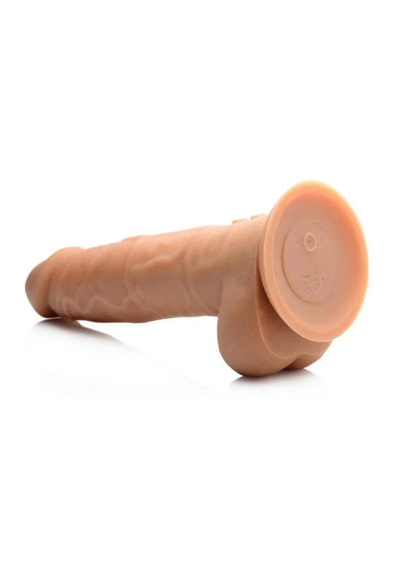 Power Pounder Realistic Thrusting Silicone Dildo with Suction Base - Image 3
