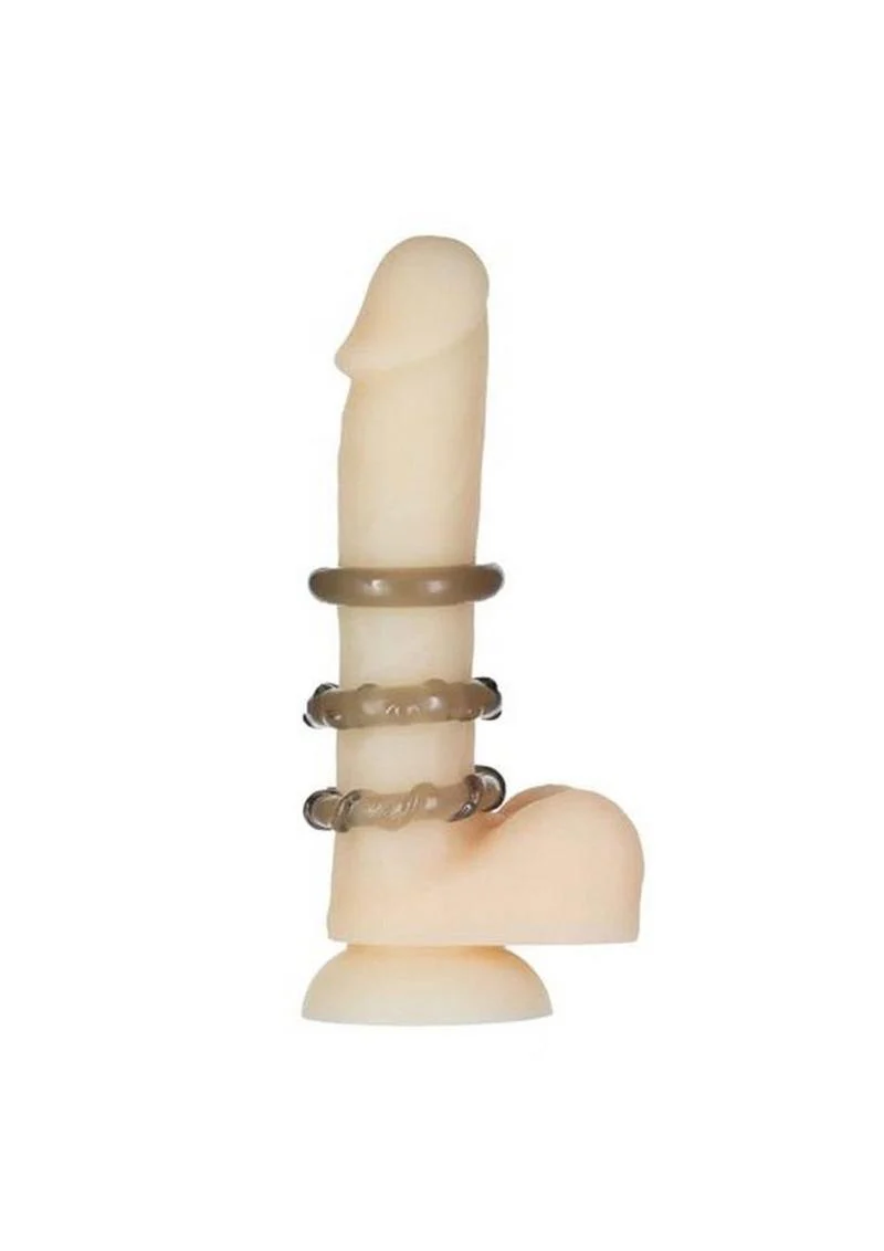 PowerBullet Got Big Dick Super Stretch Cock Rings - Image 7