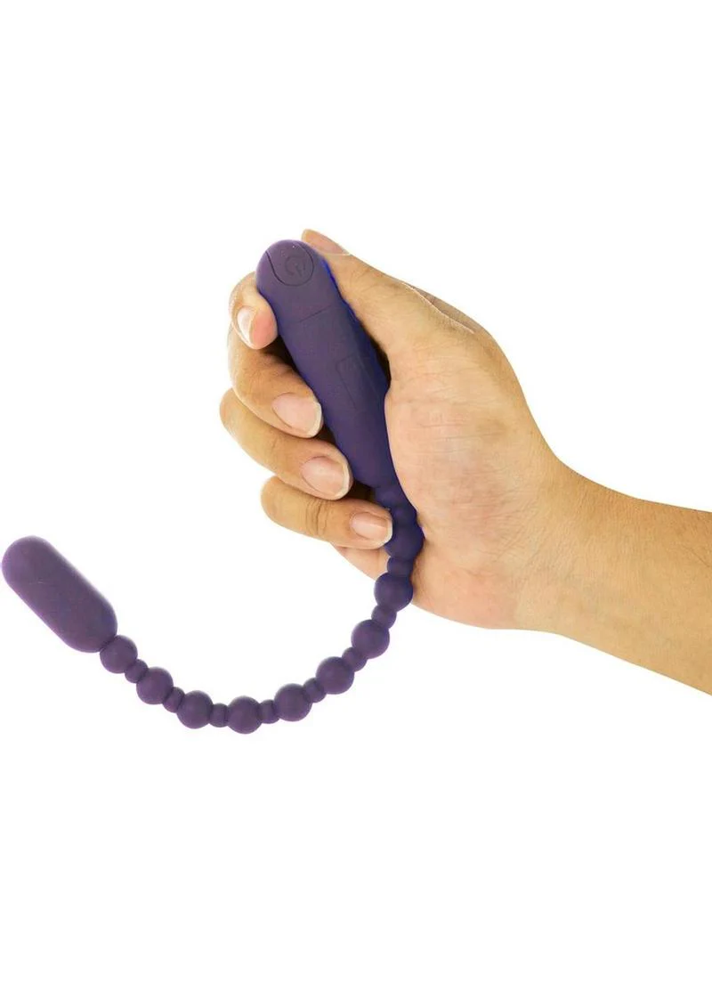 PowerBullet Rechargeable Silicone Booty Beads Waterproof Design - Image 6