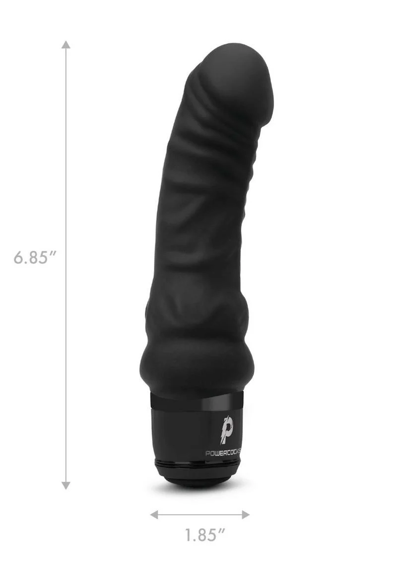 PowerCocks 6 Inch Silicone Rechargeable Realistic Vibrator - Image 13