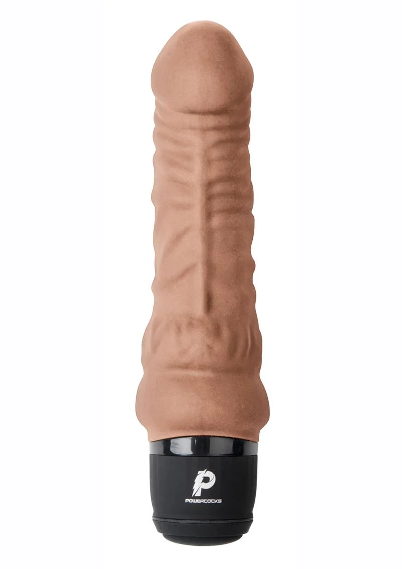 PowerCocks 6 Inch Silicone Rechargeable Realistic Vibrator - Image 14