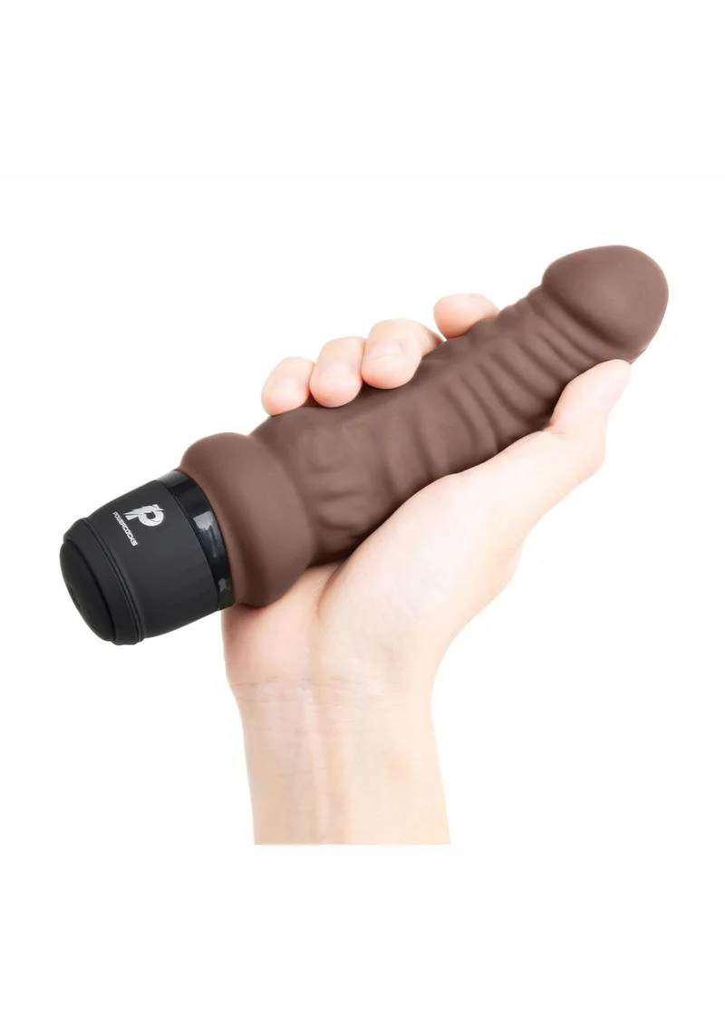 PowerCocks 6 Inch Silicone Rechargeable Realistic Vibrator - Image 17