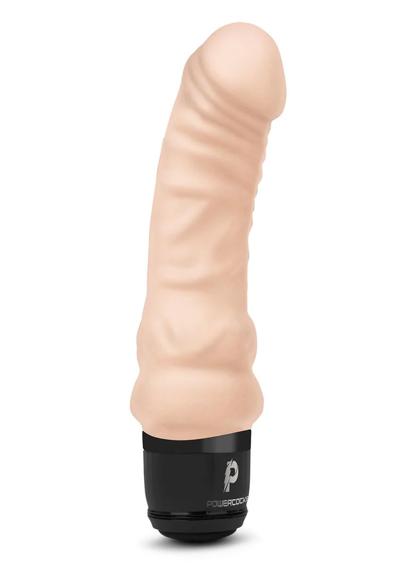 PowerCocks 6 Inch Silicone Rechargeable Realistic Vibrator - Image 18