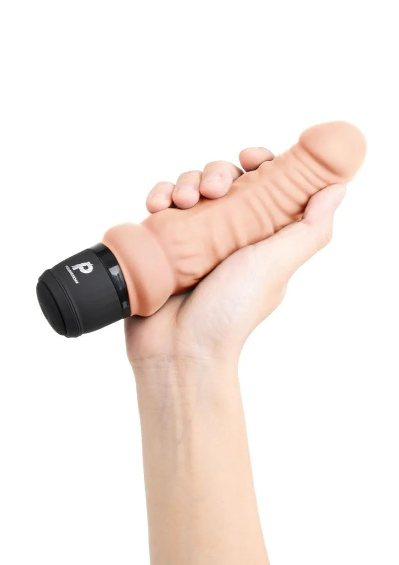 PowerCocks 6 Inch Silicone Rechargeable Realistic Vibrator - Image 19