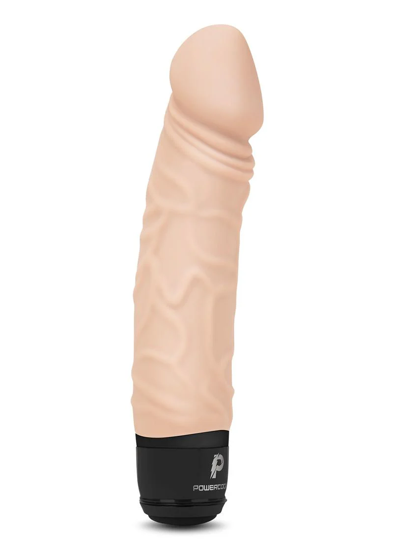 PowerCocks 6 Inch Silicone Rechargeable Realistic Vibrator - Image 8