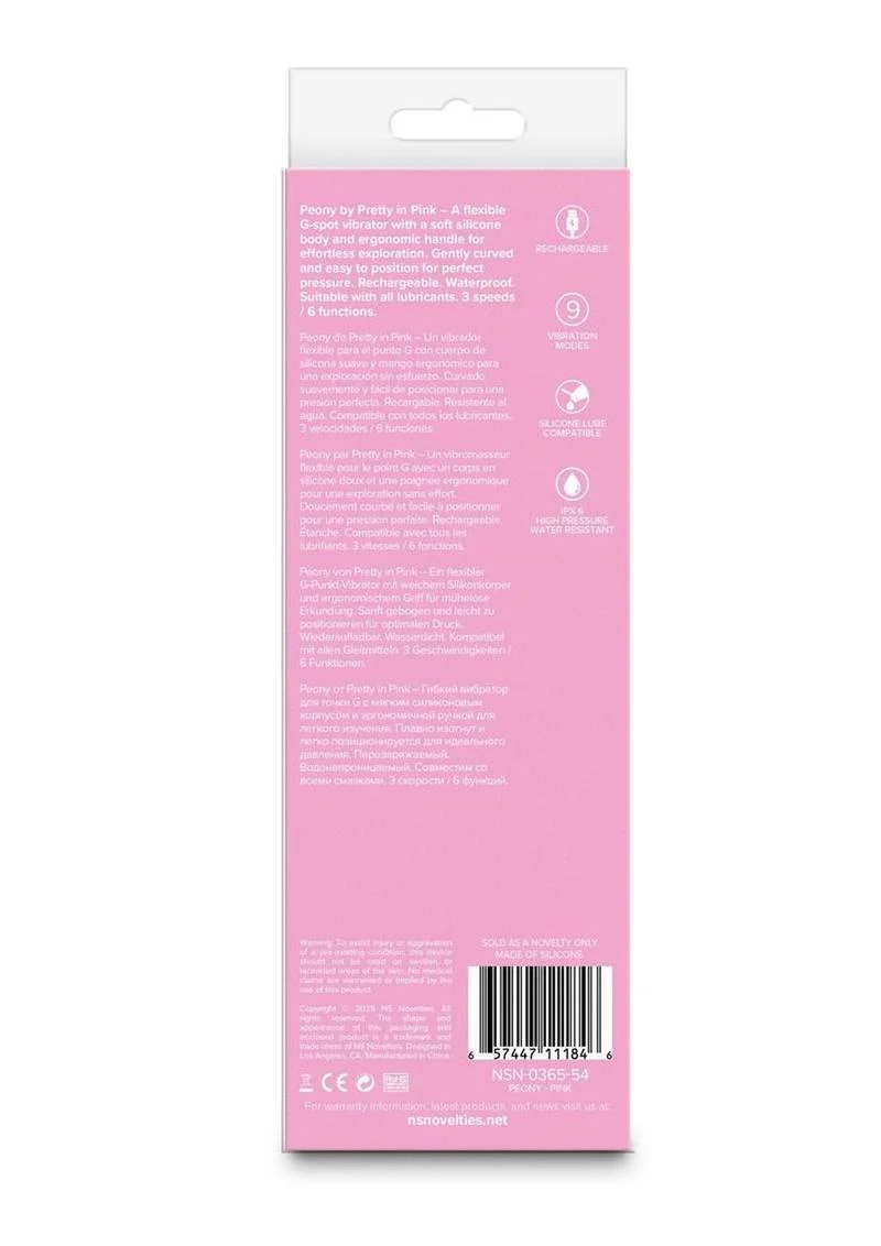 Pretty in Pink Peony G-Spot Vibrator - Image 3