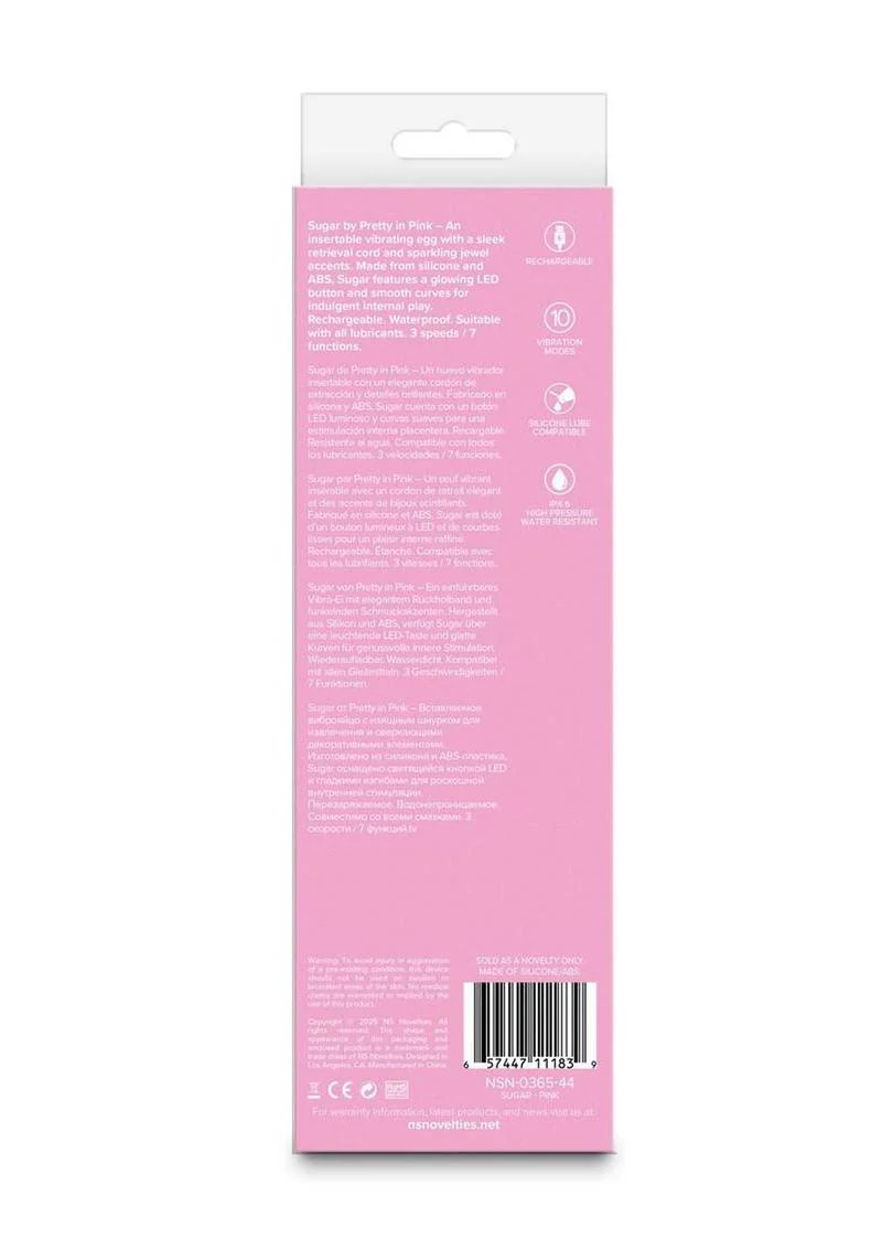 Pretty in Pink Sugar Vibrating Egg - Image 3