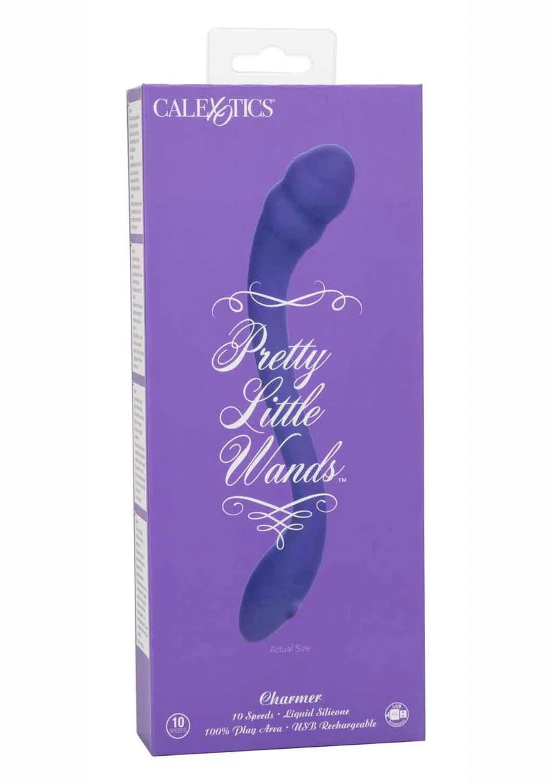 Pretty Little Wands Charmer Silicone 10-Speed Rechargeable Vibrator - Image 4