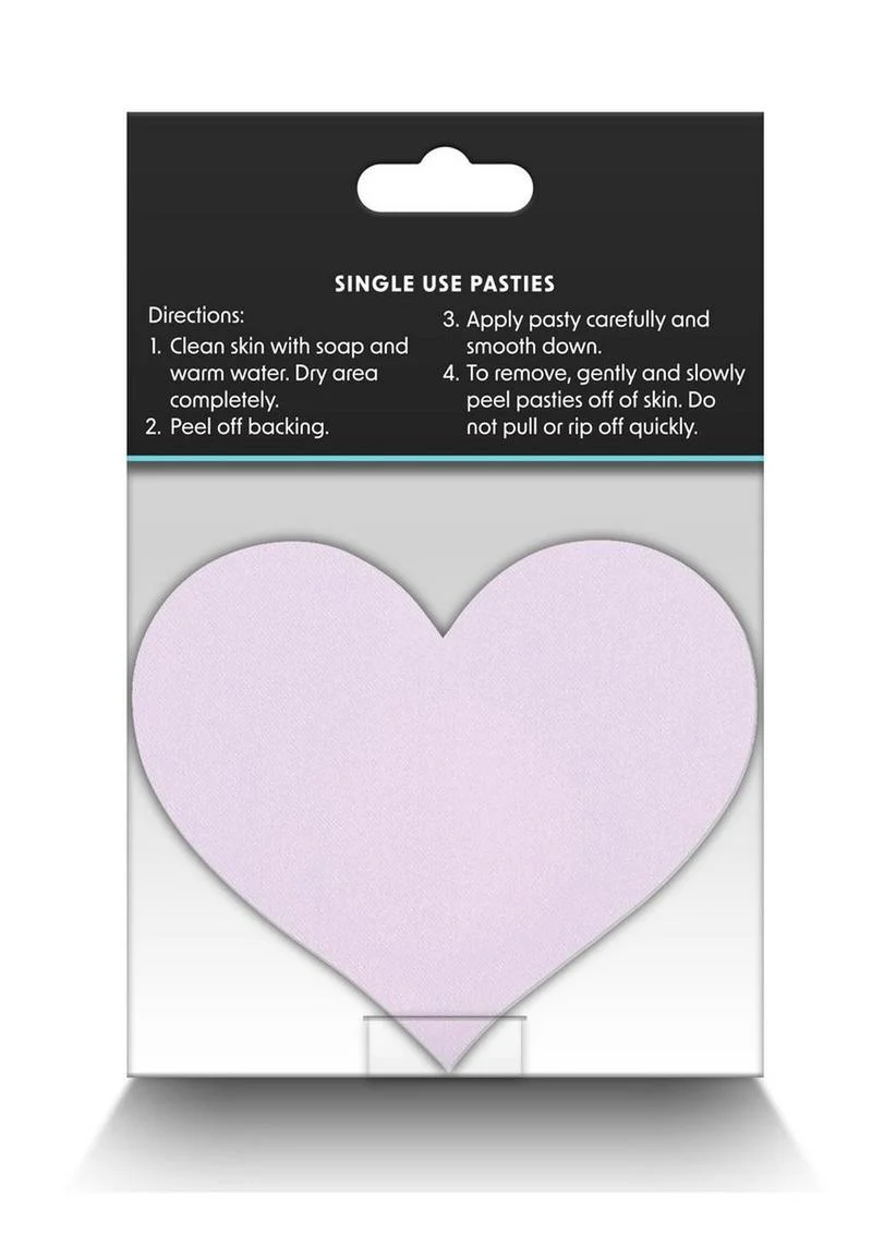 Pretty Pasties Heart II Multicolor Self-Adhesive Nipple Covers - Image 2