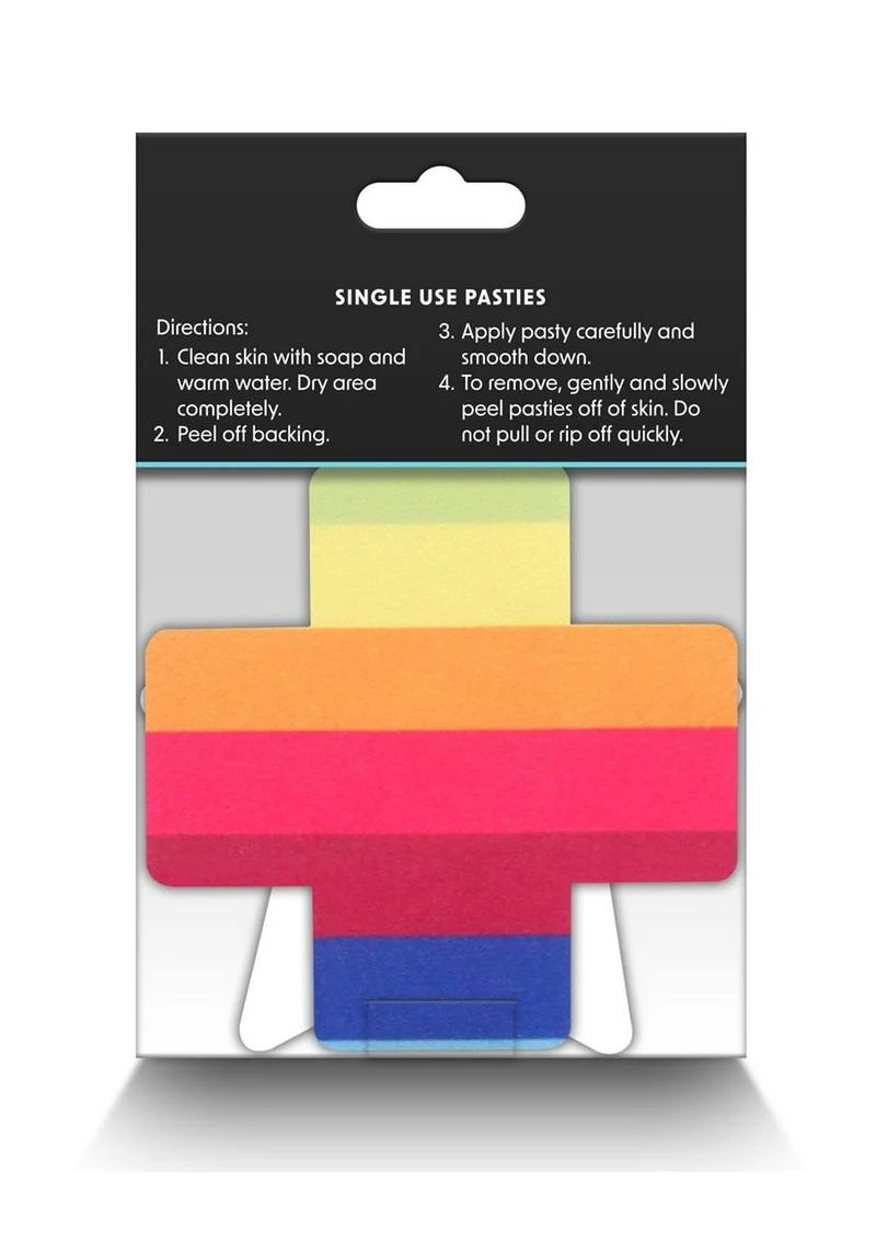 Pretty Pasties Pride Star Rainbow 2 Pairs - Image 3