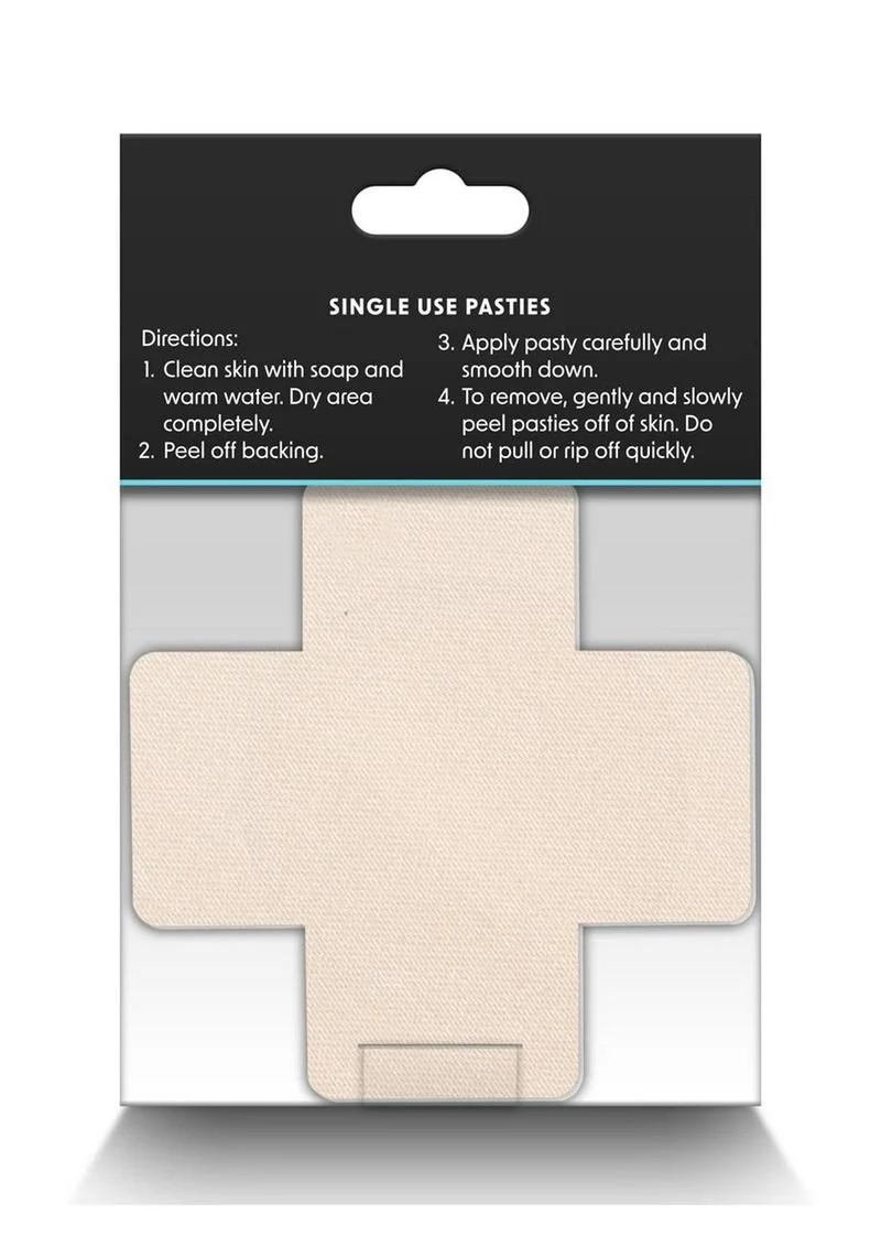 Pretty Pasties Purple Cross With Pairs Self-Adhesive - Image 2