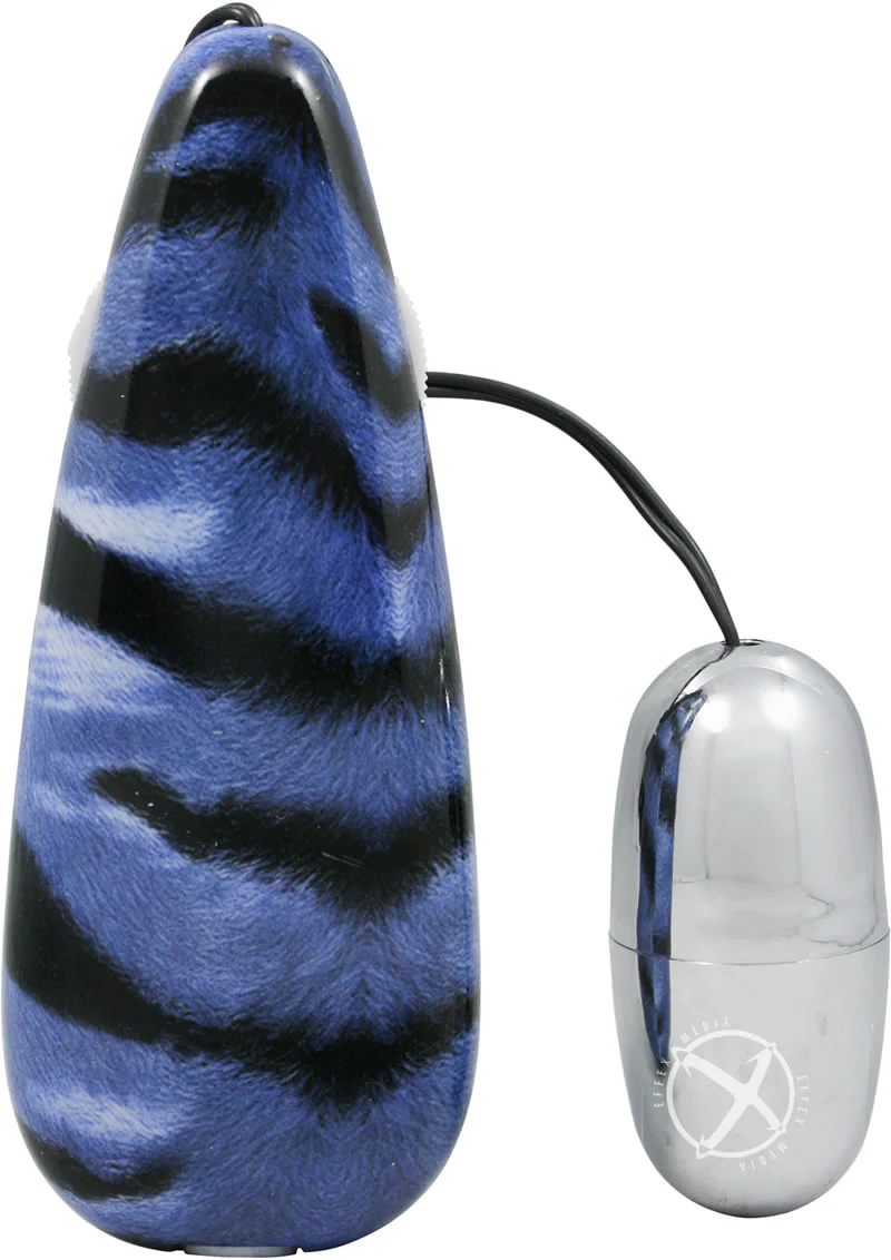 Primal Instinct Zebra Print Bullet Vibrator - Image 11