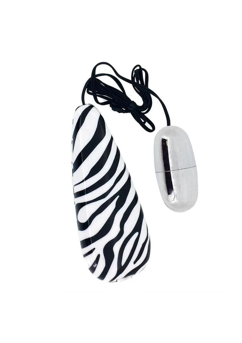 Primal Instinct Zebra Print Bullet Vibrator - Image 14