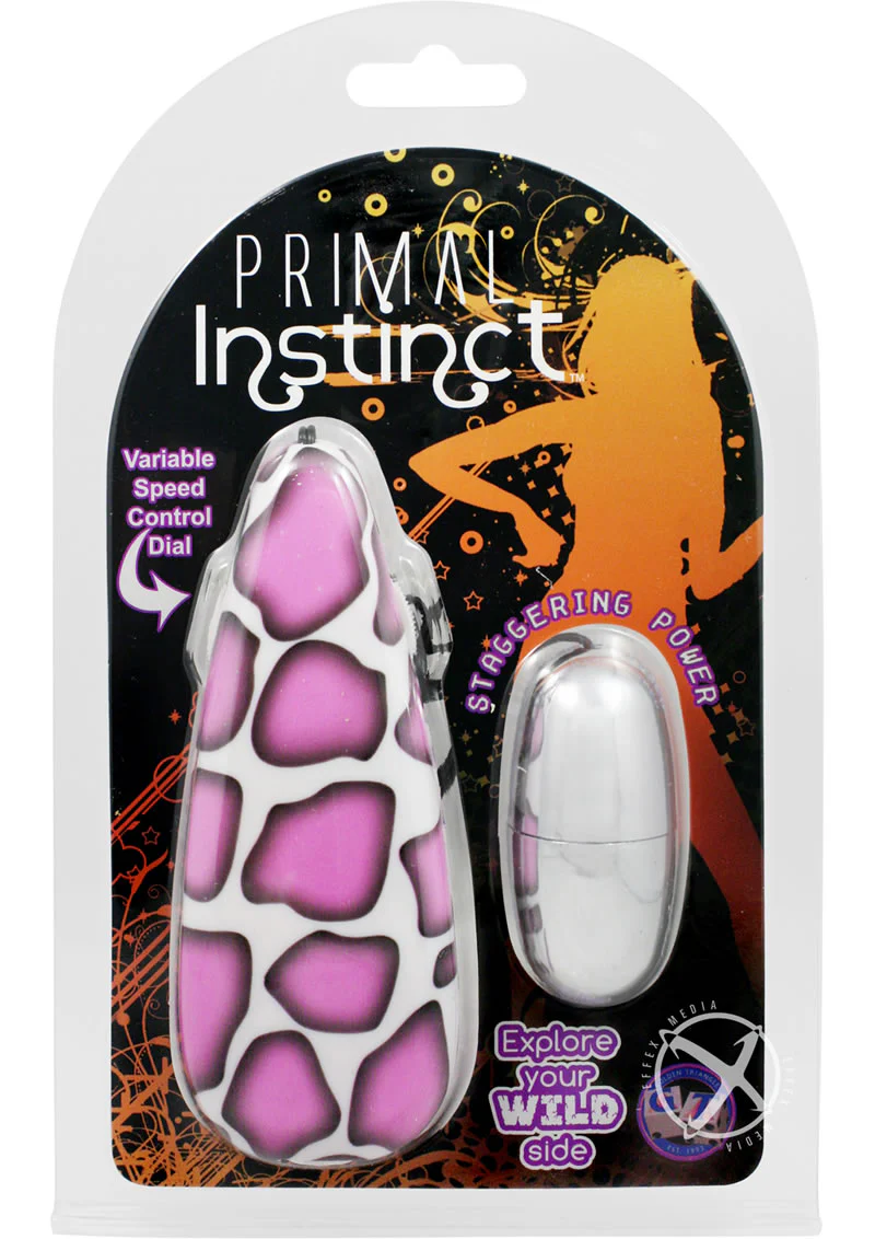 Primal Instinct Zebra Print Bullet Vibrator - Image 18