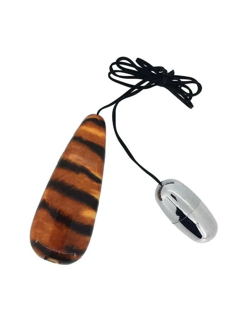 Primal Instinct Remote Control Egg Vibrators - Tiger - Image 2