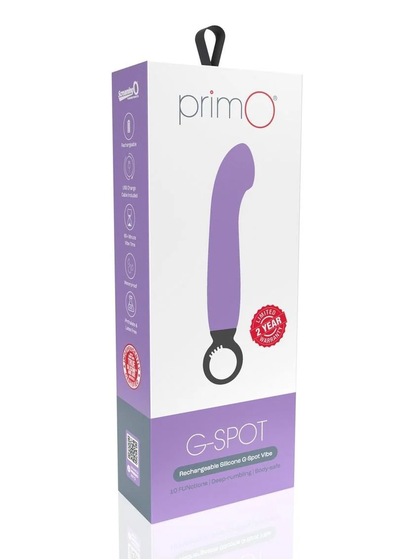 Primo G-Spot Rechargeable Silicone Vibrator - Image 10