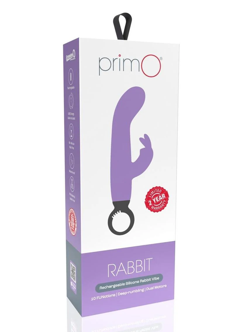 Primo Rabbit Rechargeable Silicone Vibrator - Image 12