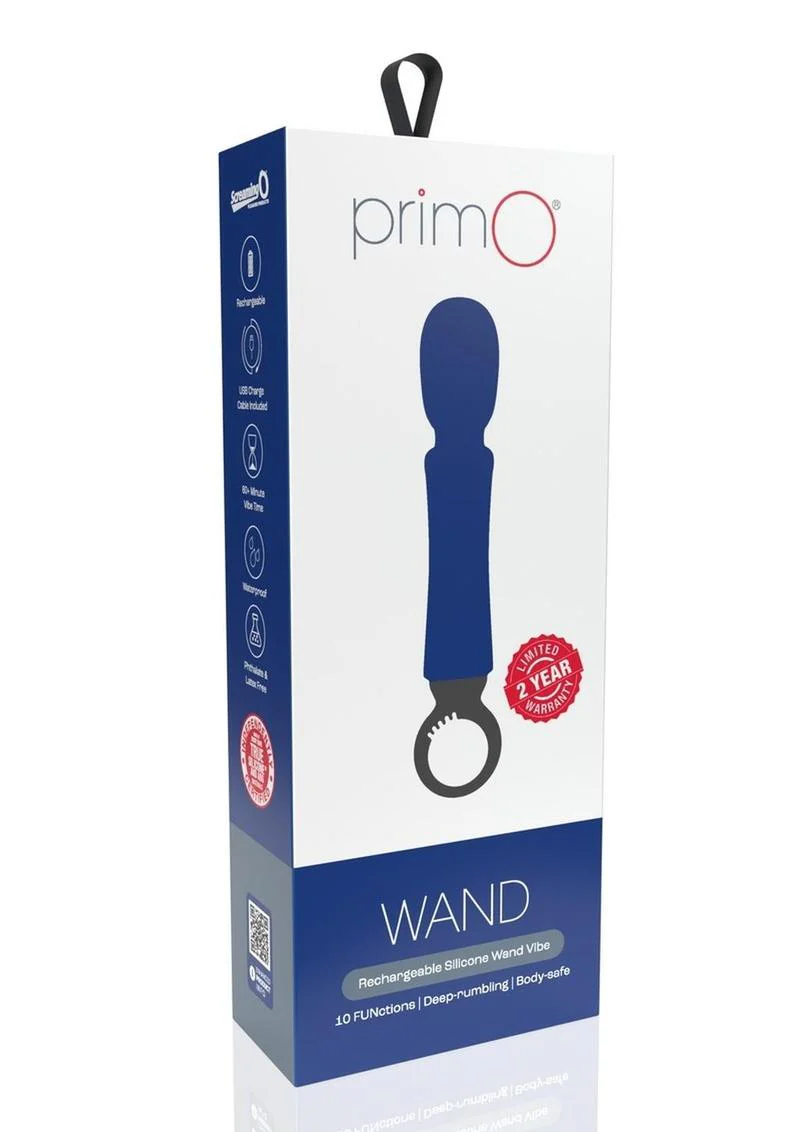 Primo Rechargeable Silicone Wand Vibe - Image 10