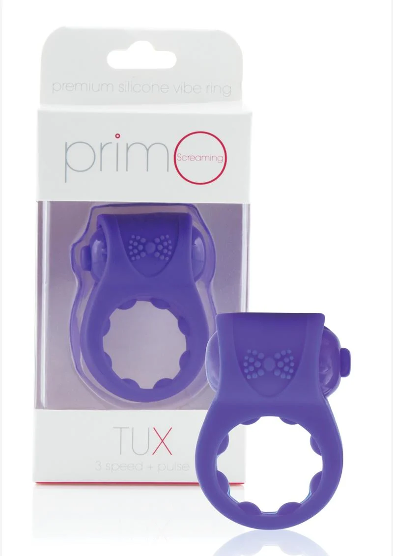 Primo Screaming Tux Silicone Vibrating Ring - Image 8