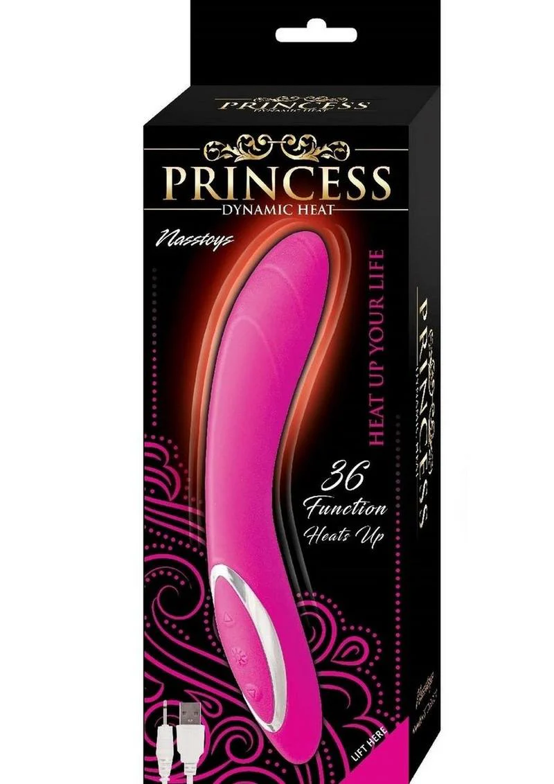 Princess Dynamic Heat Rechargeable Silicone G-Spot Vibrator - Image 8