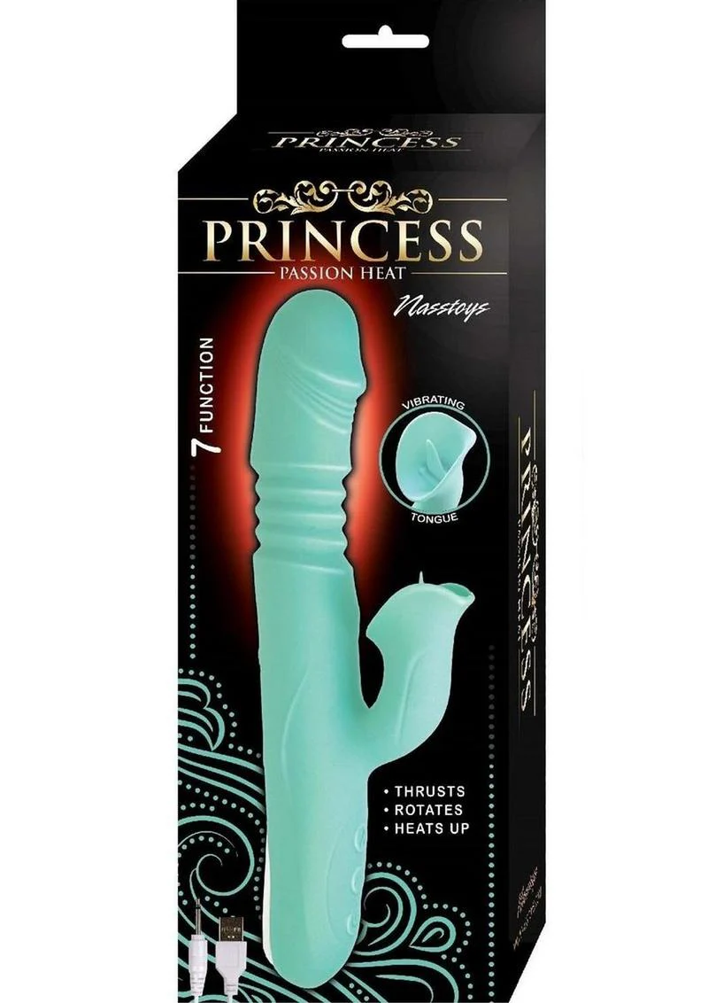 Princess Passion Heat Rechargeable Coral Silicone Warming Vibrator - Image 8