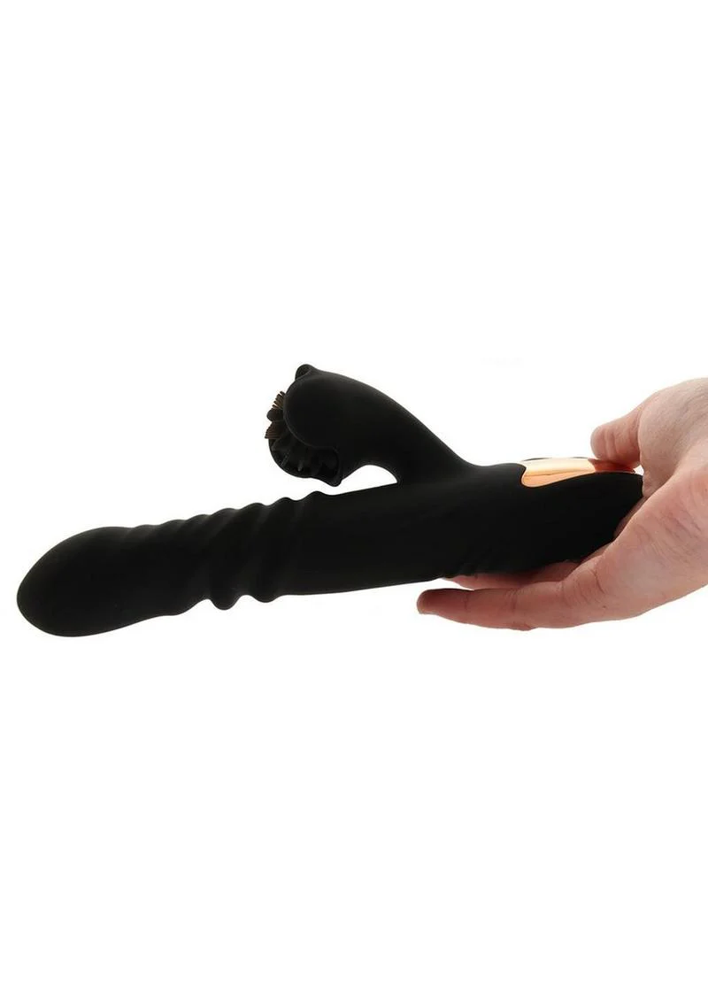 Princess Silicone Heat-Up Spinning Thrusting Rabbit Vibrator - Image 3