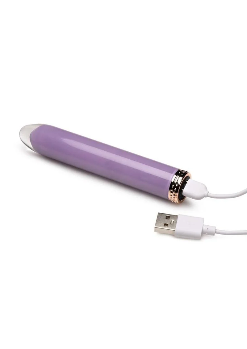Prisms 10X Mini Vibrating Rechargeable Glass Bullet - Image 2
