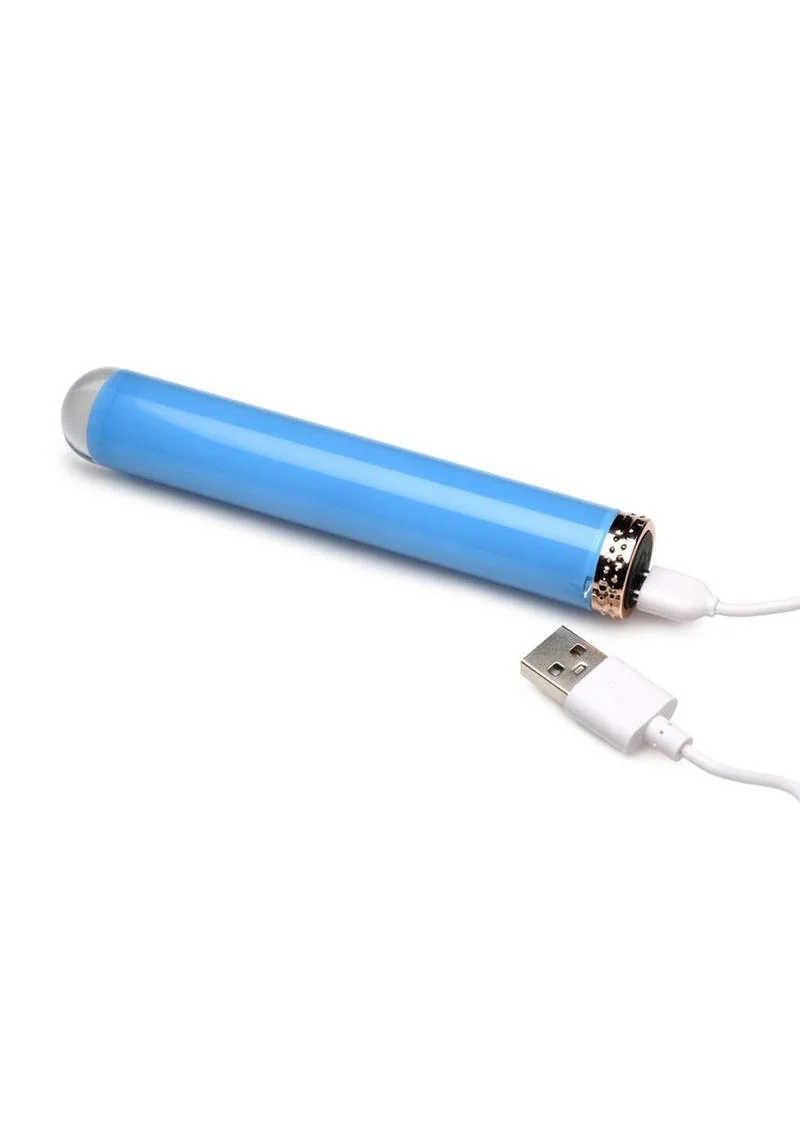 Prisms 10X Mini Vibrating Rechargeable Glass Bullet - Image 5