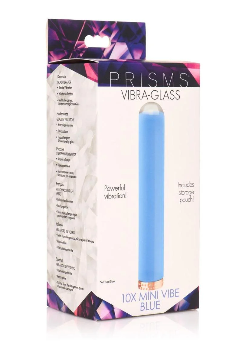 Prisms 10X Mini Vibrating Rechargeable Glass Bullet - Image 8
