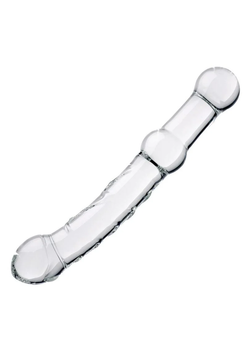 Prisms Prana Glass Thrusting Anal Probe with Raised Textures - Image 2