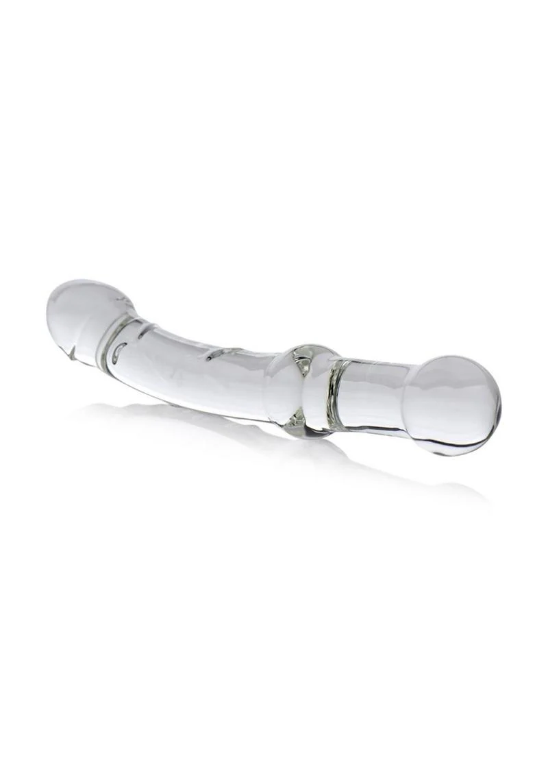 Prisms Prana Glass Thrusting Anal Probe with Raised Textures - Image 3