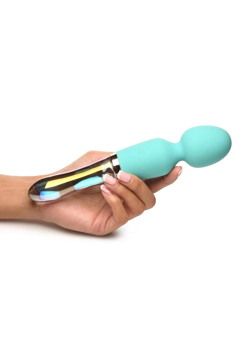 Prisms Vibra-Glass 10X Dual Ended Silicone/Glass Wand - Image 3