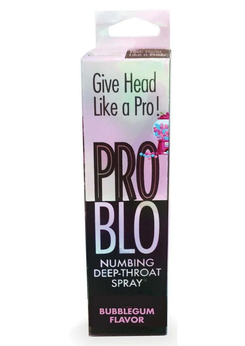Pro Blo Numbing Deep Throat Spray Bubblegum - Image 2